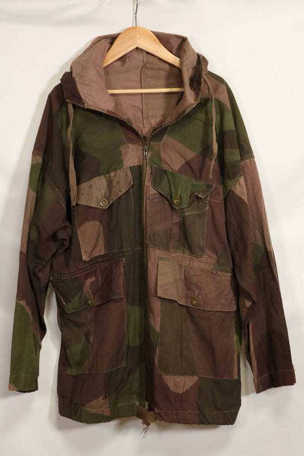 1943 British Army SAS WINDPROOF Smock Zipper Modified Indochina War Used