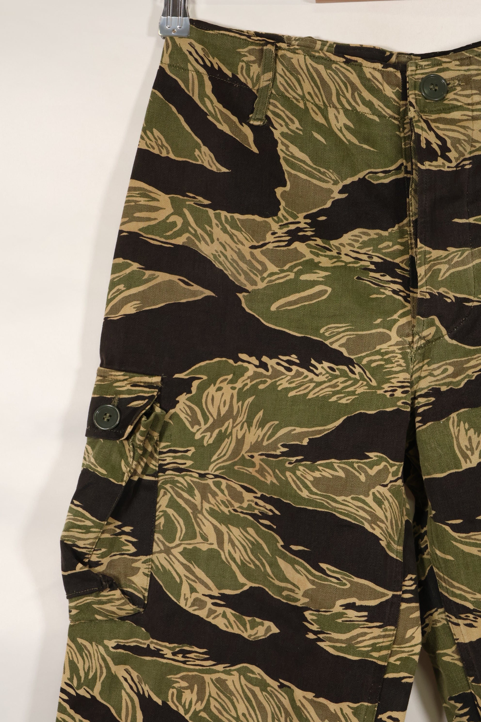 実物 沖縄タイガー タイガーストライプ パンツ Asian Cut 褪色あり 中古品