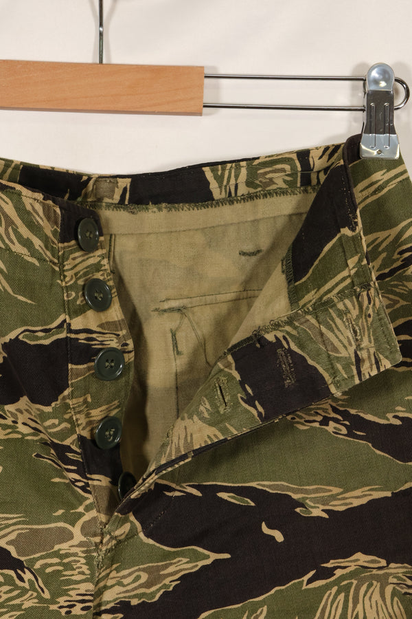 実物 沖縄タイガー タイガーストライプ パンツ Asian Cut 褪色あり 中古品