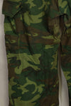1968 Contract Ripstop ERDL Camouflage Jungle Fatigue Pants M-R Good Condition Used