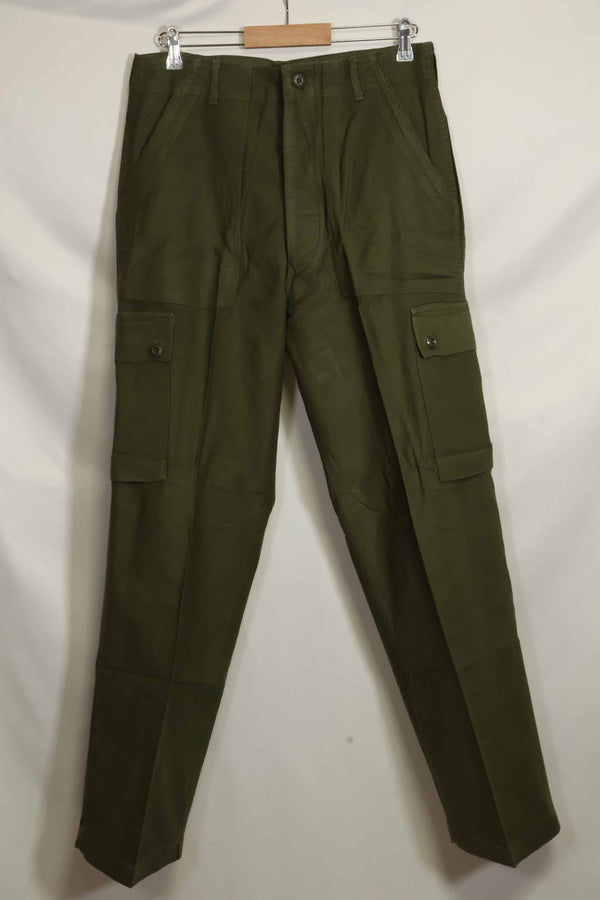 1960s lot OG-107 baker pants, cargo pocket modification, ex-special forces personnel, used, E