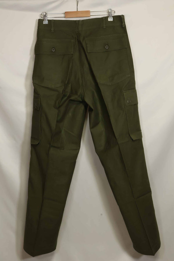 1960s lot OG-107 baker pants, cargo pocket modification, ex-special forces personnel, used, E