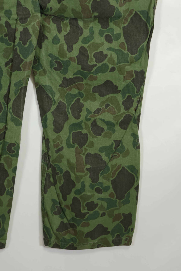 1960年代〜70年代 韓国軍 フロッグスキン迷彩 パンツ ベイカーパンツカット 中古品