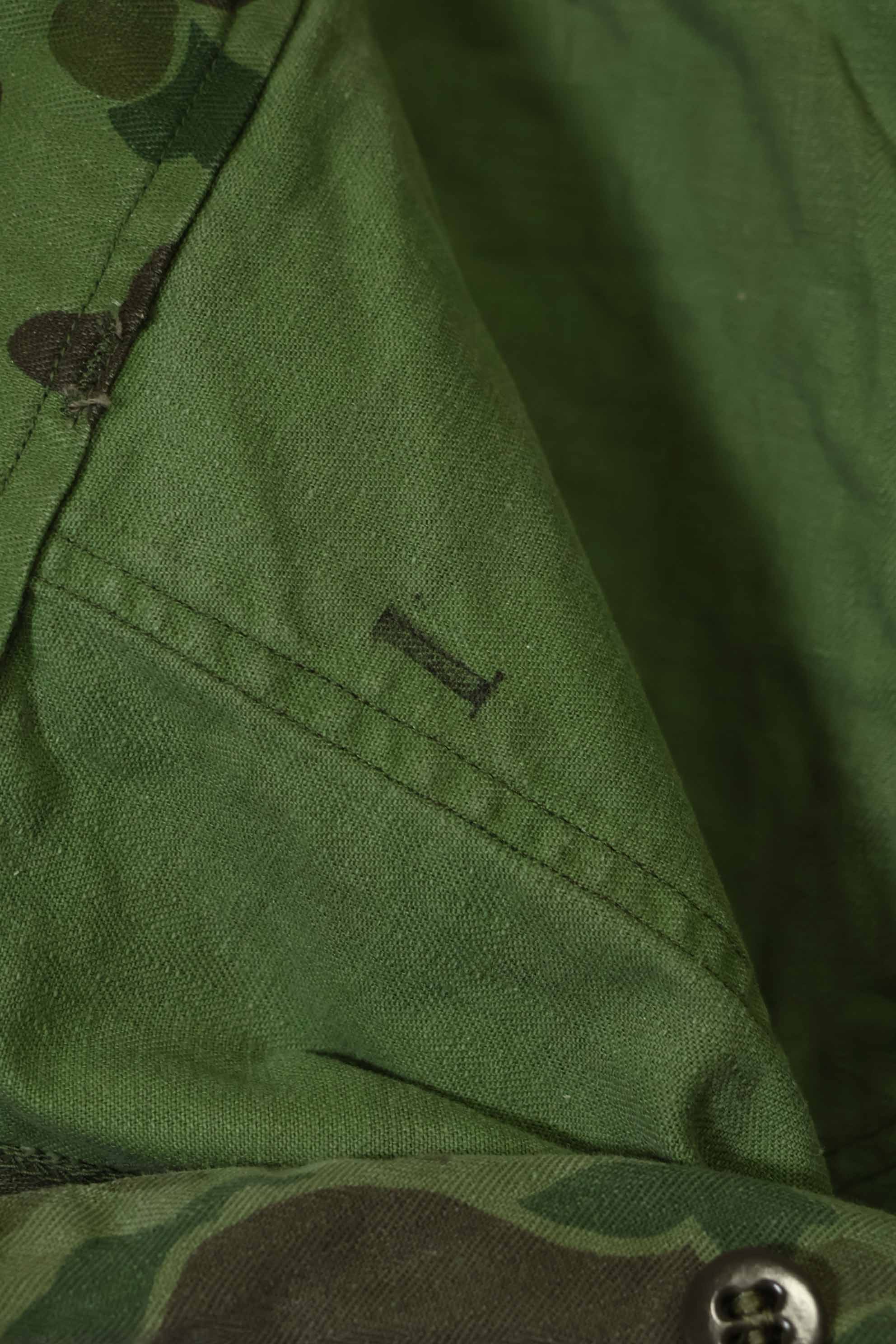 1960年代〜70年代 韓国軍 フロッグスキン迷彩 パンツ ベイカーパンツカット 中古品