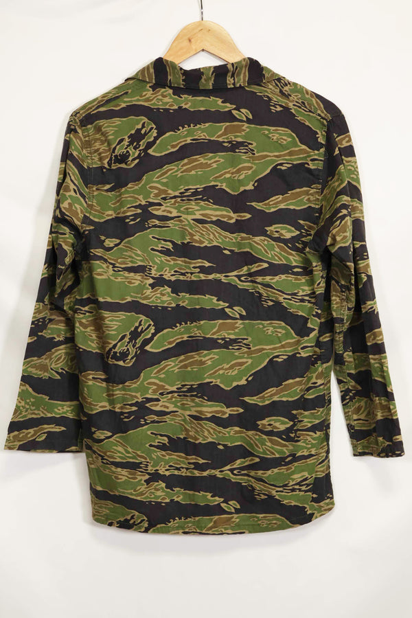 Late 1960s-early 1970s Late War Pattern Tiger Stripe Shirt US-S Used
