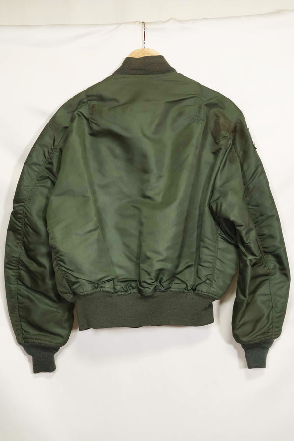 1970 Contract USAF L2-B Light Zone Flight Jacket with embroidered name, used.