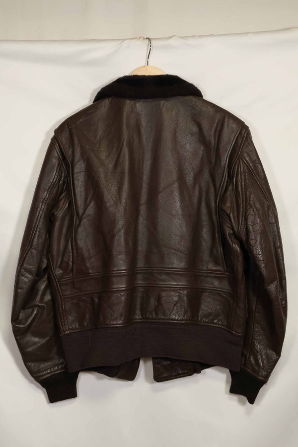 1976 Contract US Navy G-1 Flight Jacket with missing label and patch size 44 used