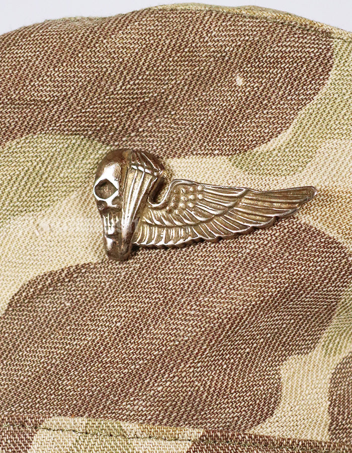Real USMC Force Recon Frogskin Camouflage Camouflage Beret Badge (retrofitted)