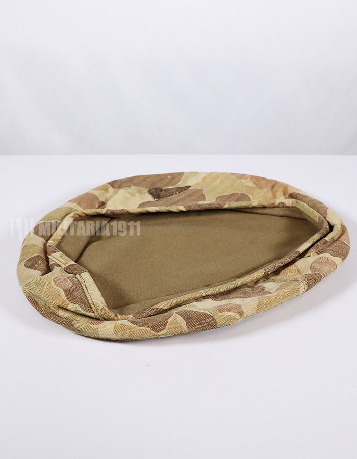 Real USMC Force Recon Frogskin Camouflage Camouflage Beret Badge (retrofitted)