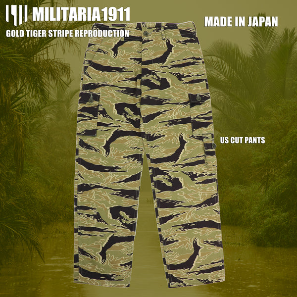 [Delivery: Mid-September 2026] 2026 New Release: MILITARIA 1911  Gold Tiger Reproduction US-Cut Pants