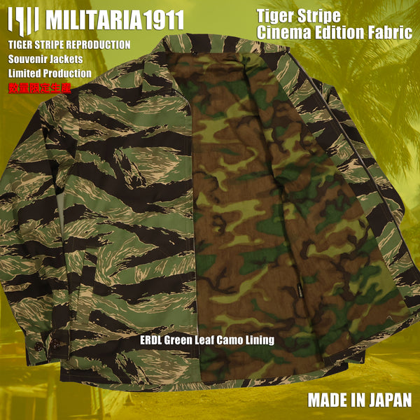 [Ships in early February 2027] MILITARIA 1911 2026 New Release  Tiger Stripe Cinema Edition Fabric  Souvenir Jacket