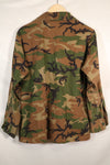 1970's Privately Procured Local Made US Military ERDL Camouflage Copy Fatigue Jacket, Used