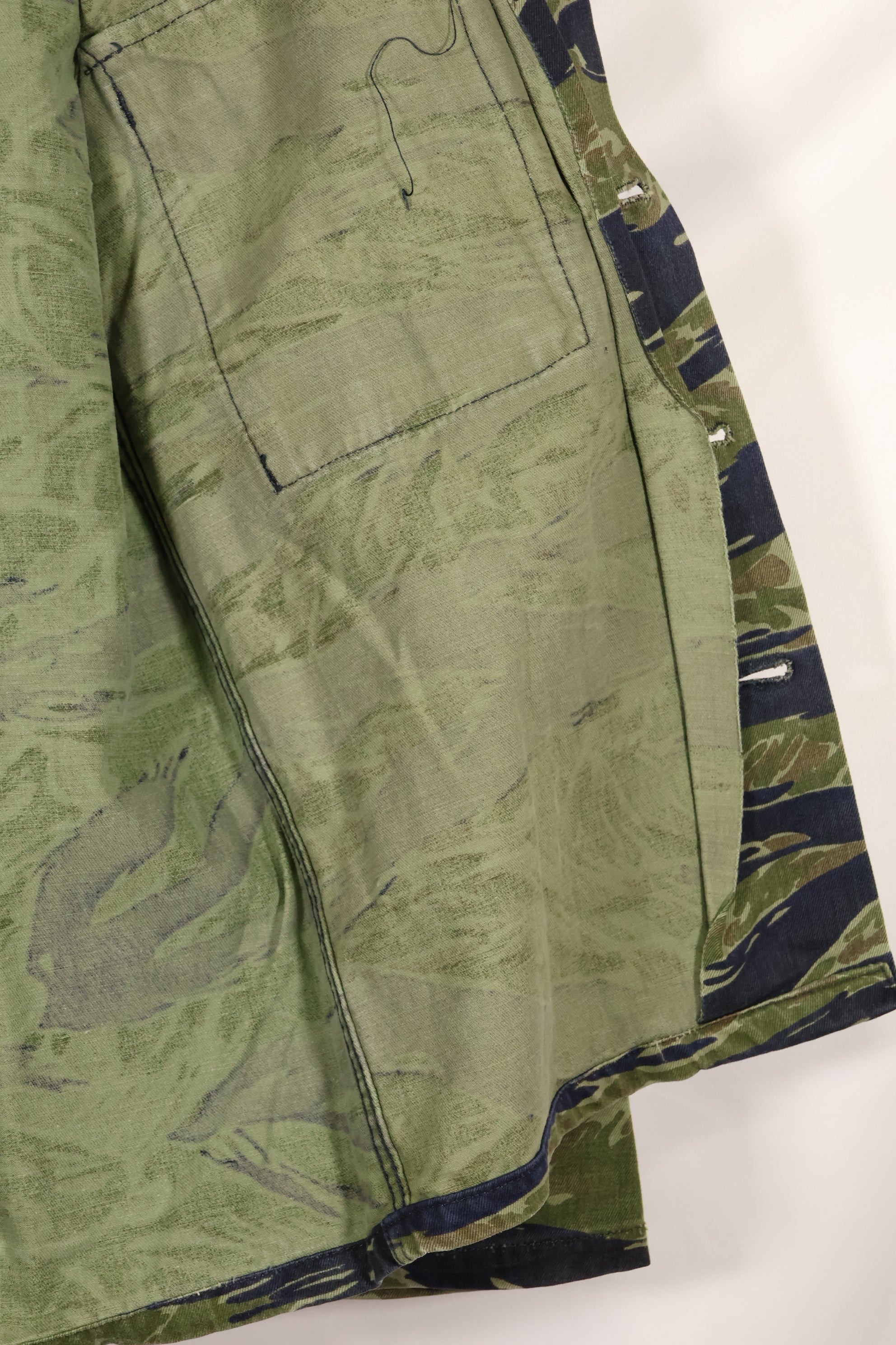 実物　TO78 A-M 沖縄タイガー　タイガーストライプ　シャツ　中古品