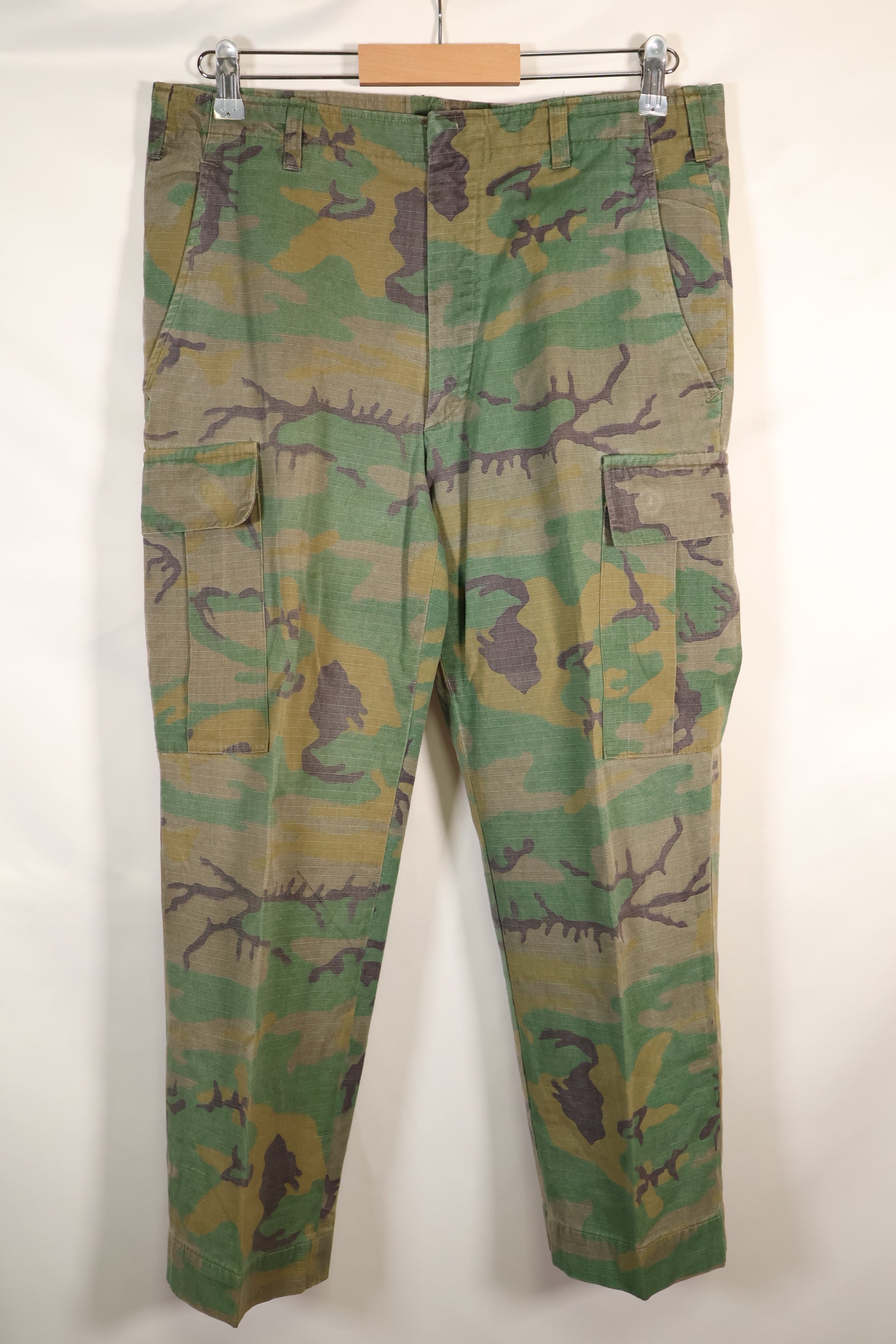1970s Privately Procured Local Made US Army ERDL Camouflage Copy Fatigue Pants Used