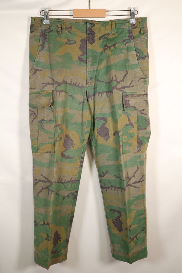 1970s Privately Procured Local Made US Army ERDL Camouflage Copy Fatigue Pants Used