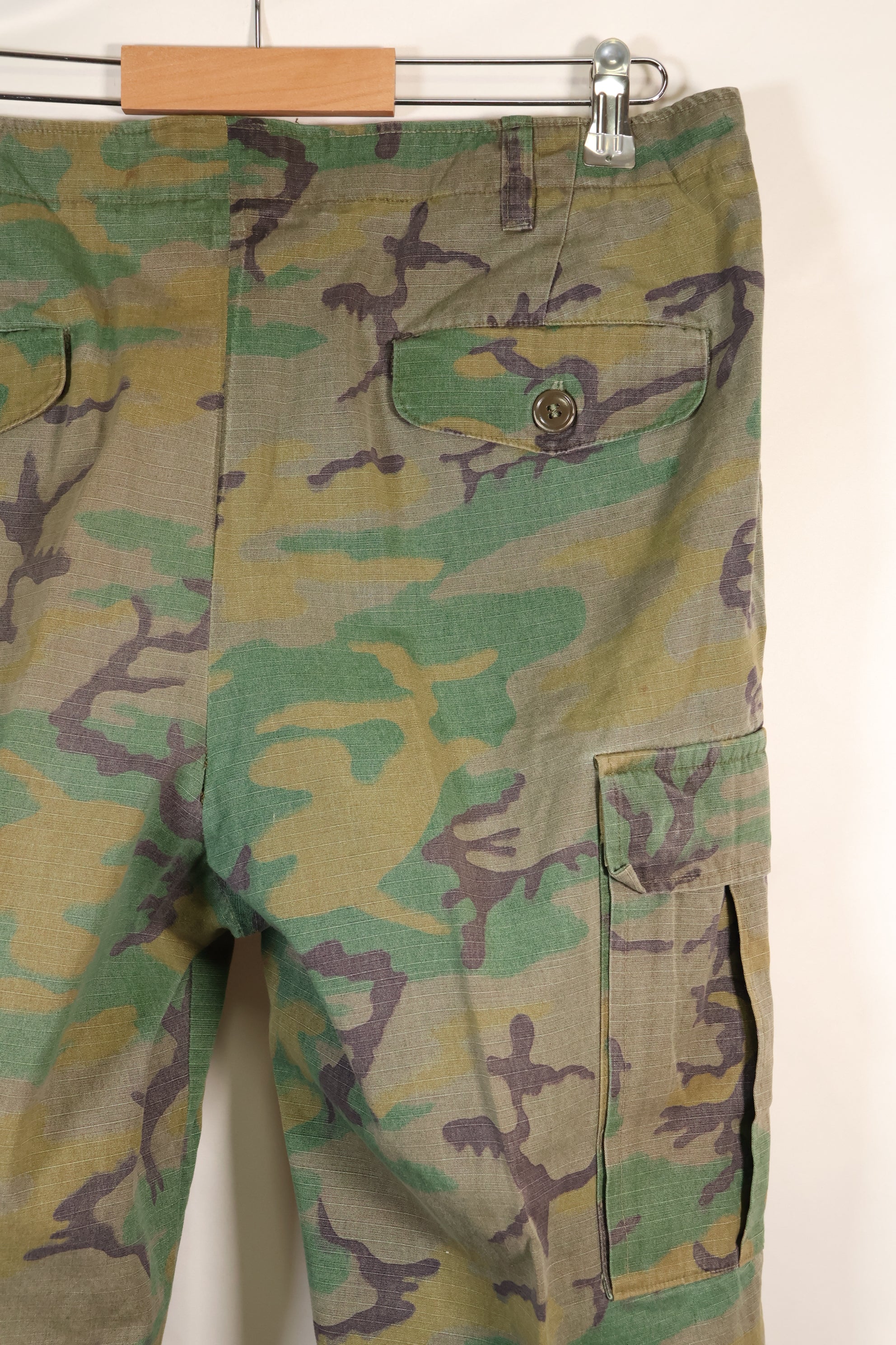 1970s Privately Procured Local Made US Army ERDL Camouflage Copy Fatigue Pants Used