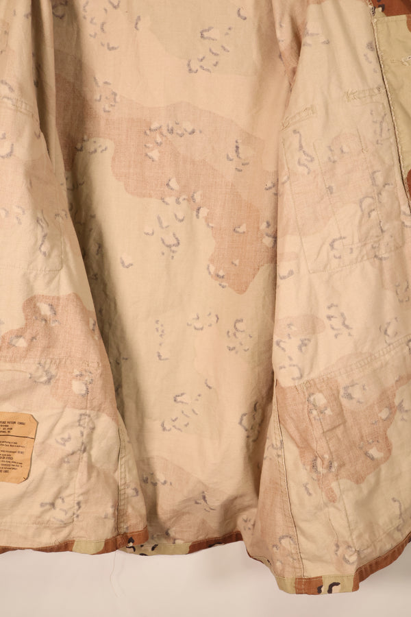 1990 Contract, M-R, U.S. Military, 6C Desert Pattern, Chocolate Chip Camo Jacket, Used