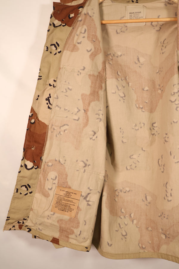 1990 Contract, M-R, U.S. Military, 6C Desert Pattern, Chocolate Chip Camo Jacket, in Good Condition