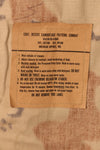 1990 Contract, M-R, U.S. Military, 6C Desert Pattern, Chocolate Chip Camo Jacket, in Good Condition