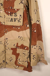 1990 Contract, S-R, U.S. Navy, US NAVY, Individual Item, 6C Desert Color, Chocolate Chip Camo Jacket, Used