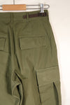Estimated 1967 Contract S-R 3rd Model Jungle Fatigue Pants Non Rip Good Condition Used