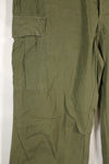 1967 Contract L-L 4th Model Jungle Fatigue Pants in good condition, faded, used.