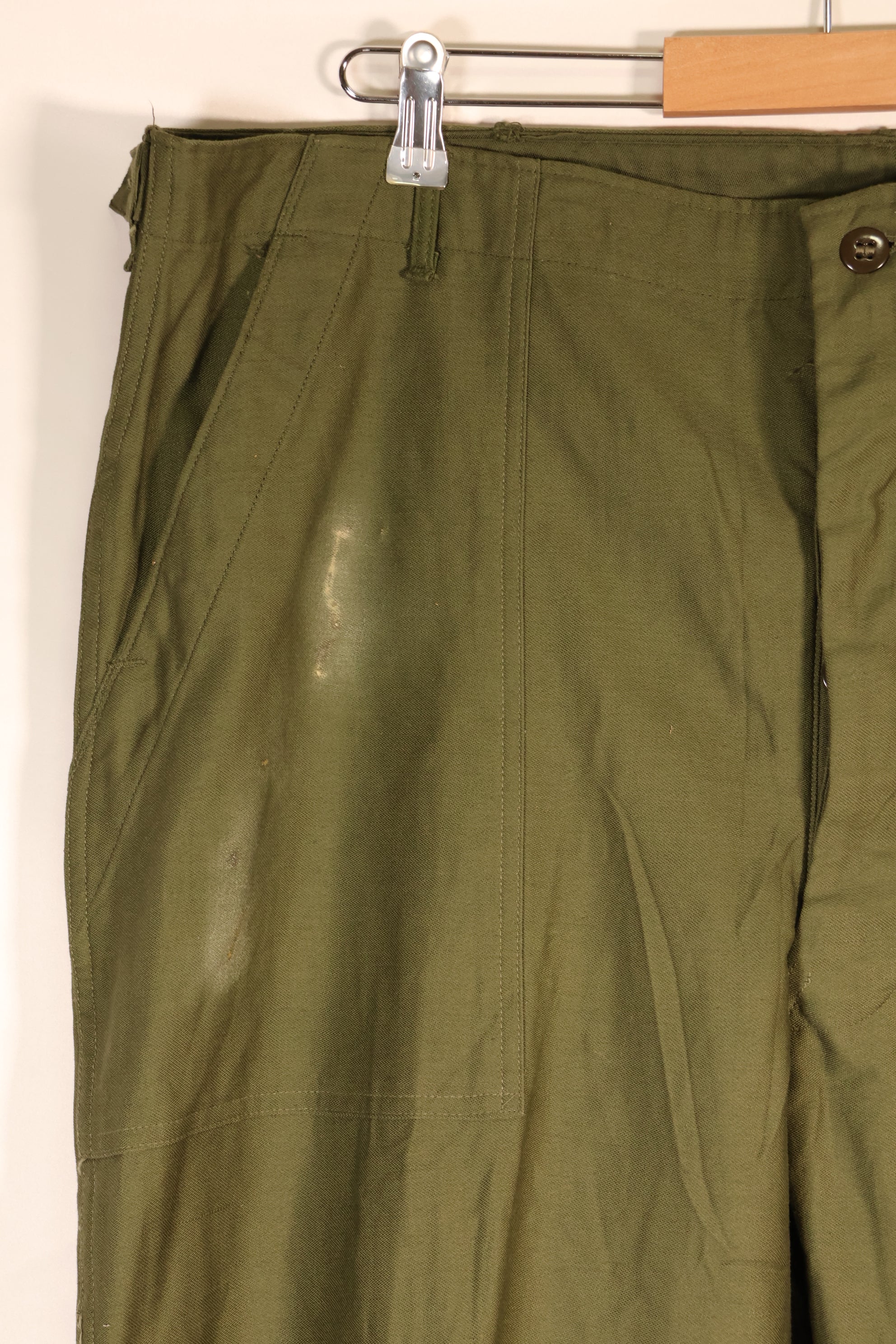 1950s X-LARGE OG-107 Utility Pants, Baker Pants, Good Condition, Used