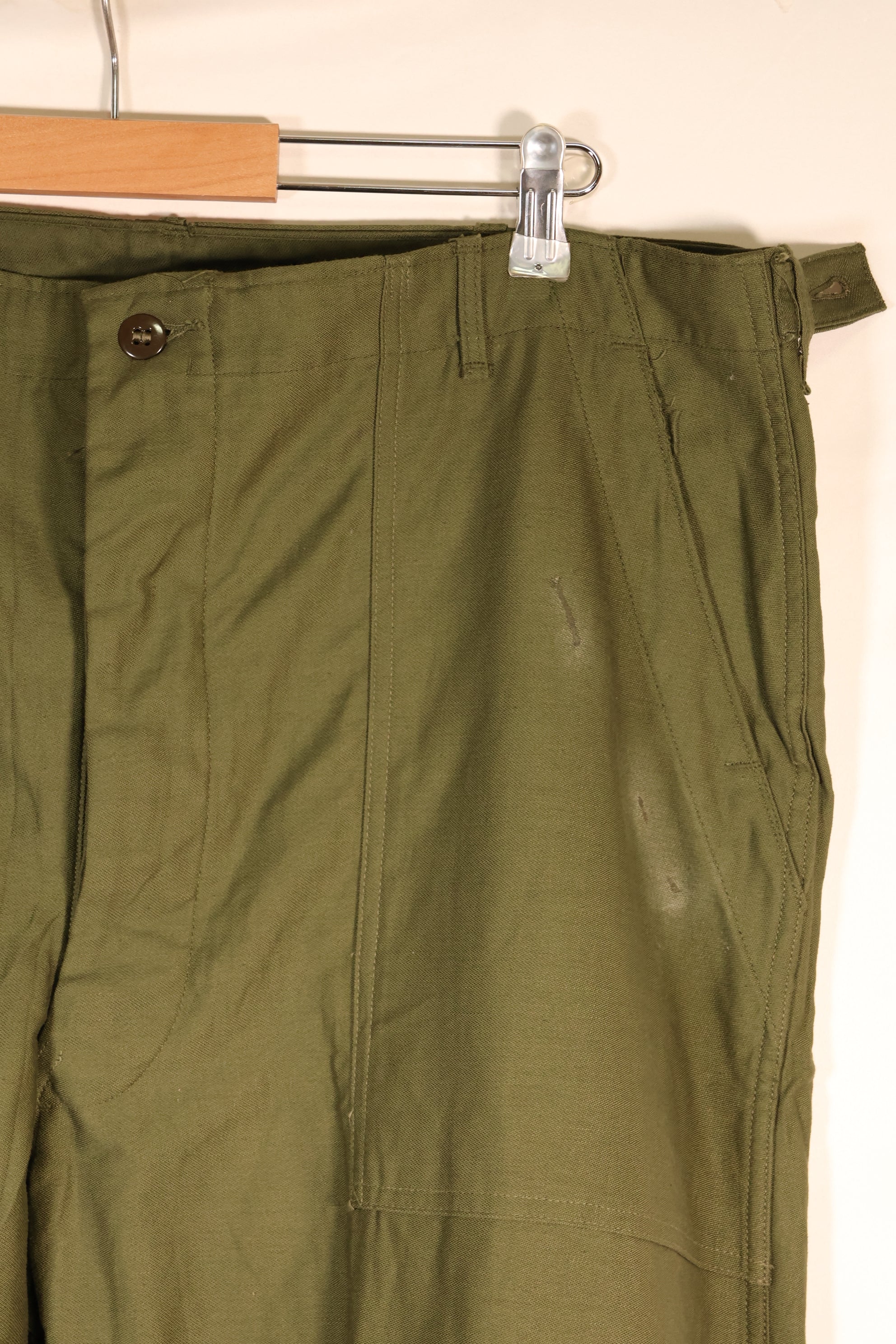 1950s X-LARGE OG-107 Utility Pants, Baker Pants, Good Condition, Used
