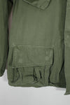 Real 2nd Model Jungle Fatigue Jacket, stains, patch marks, L-R size, used, A