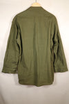 1969 Contract, M-L, 4th Model Jungle Fatigue Jacket, Green Beret Specification, Patches Added Later, Used