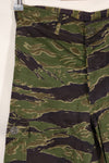 Real tiger stripe pants, gold tiger derived pattern, missing button, almost unused.
