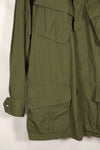 1967 Contract M-R 3rd Model Jungle Fatigue Jacket with patches, good condition, used.