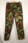 1980's Okinawa souvenir ERDL camouflage Woodland camouflage locally made pants, unused.
