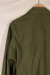 Real 1964 1st Model Jungle Fatigue Jacket, stained, faded, used.