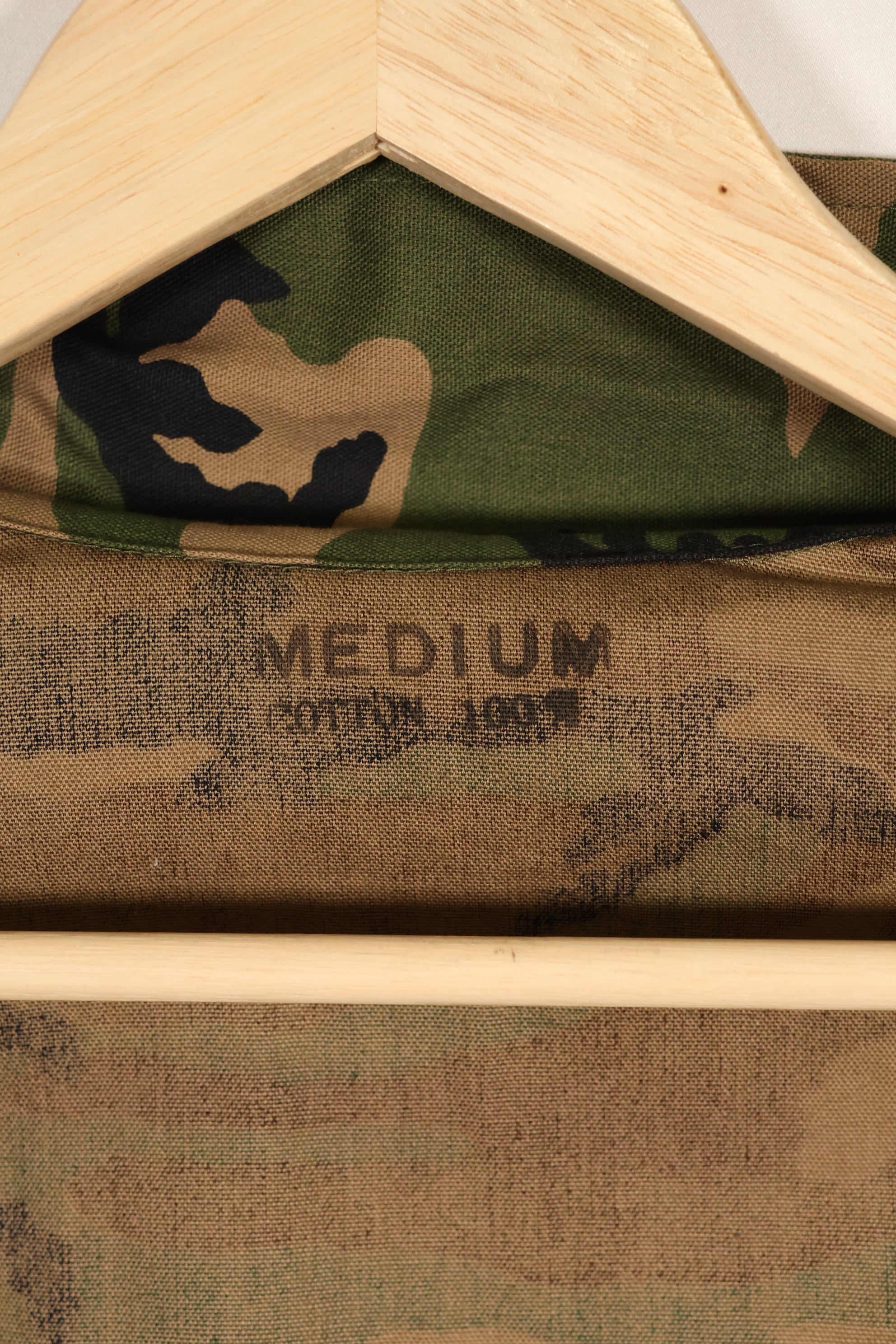 1980's Okinawa souvenir ERDL camouflage woodland camouflage locally made jacket, never used.