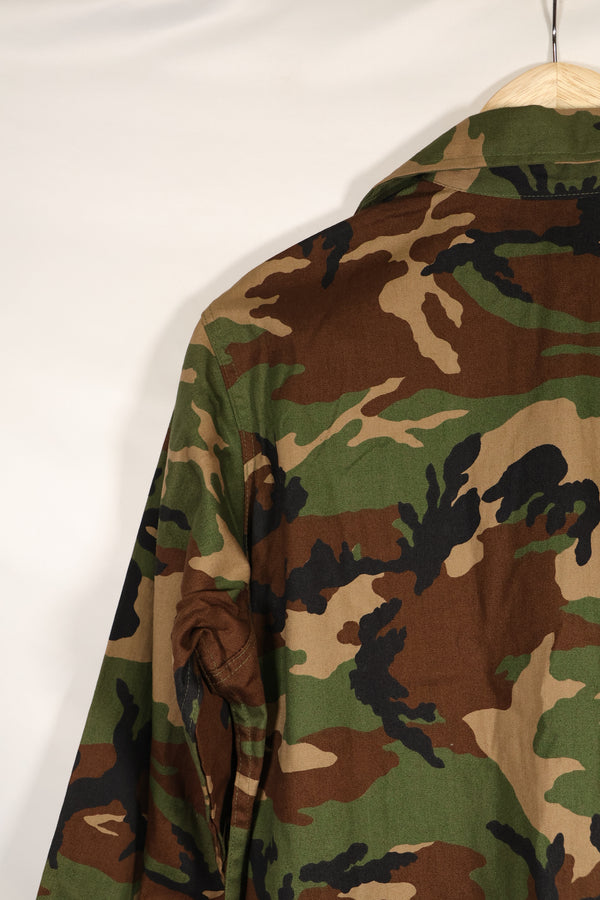 1980's Okinawa souvenir ERDL camouflage woodland camouflage locally made jacket, never used.