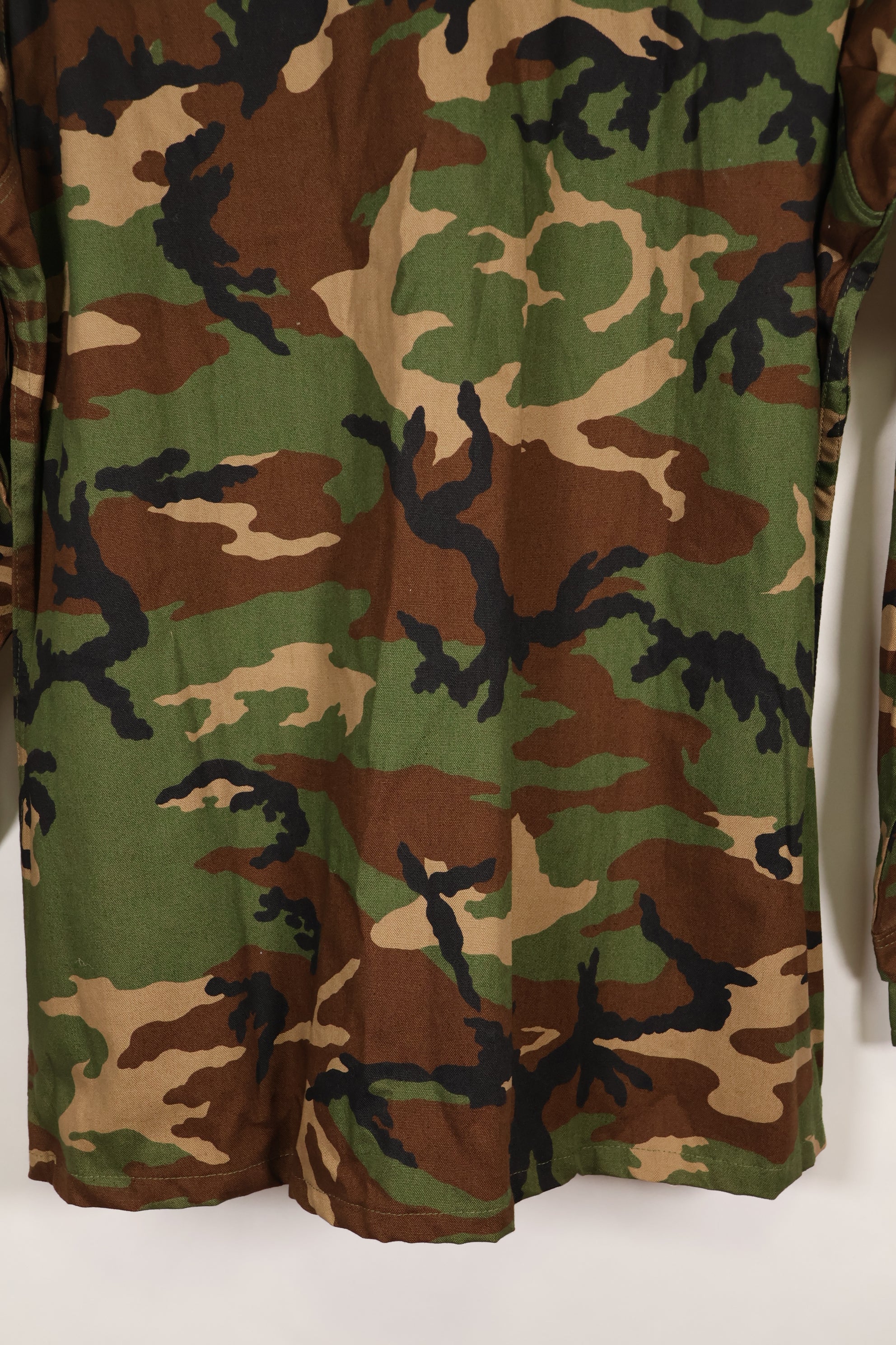 1980's Okinawa souvenir ERDL camouflage woodland camouflage locally made jacket, never used.