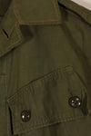 Real 1st Model Jungle Fatigue Jacket, repaired and refitted, used.