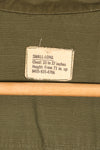Late 1960s, S-L, U.S. Military, 4th Model Jungle Fatigue Jacket, with added patches, used