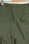 Mid-1960s Japanese locally made 2nd Model Jungle Fatigue pants, used.