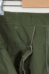 Mid-1960s Japanese locally made 2nd Model Jungle Fatigue pants, used.