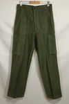 1960s lot OG-107 baker pants with modified cargo pockets, ex-special forces personnel, used, B