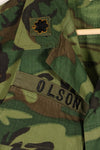 1969 Contract S-S USAF Major ERDL Ripstop Jacket with Tailor Used