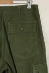 1960s lot OG-107 baker pants with modified cargo pockets, ex-special forces personnel, used, B