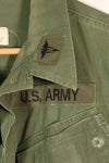 1969 Contract, M-L, 4th Model Jungle Fatigue Jacket, Patches Added Later, Used