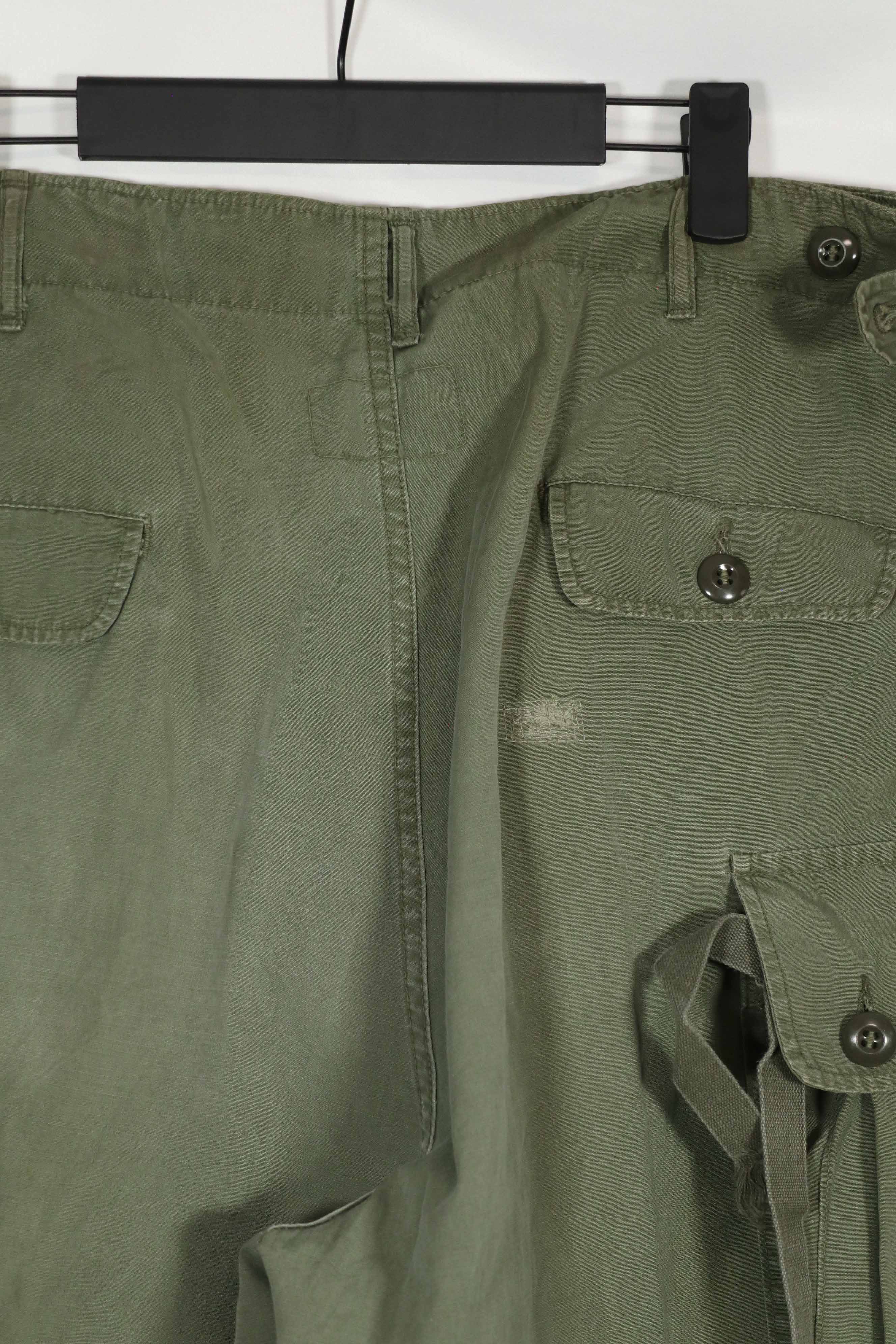 Real 1963 1st Model Jungle Fatigue Pants L-R Used