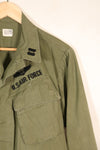 1969 Contract, S-R, USAF, U.S. Air Force, 4th Model Jungle Fatigue Jacket, Used