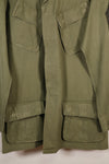 1969 Contract, M-L, 4th Model Jungle Fatigue Jacket, 101st Airborne Division Specification, Used