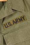 1968 Contract, M-L US Army, 4th Model Jungle Fatigue Jacket, Used