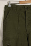 1960s lot OG-107 baker pants with modified cargo pockets, ex-special forces personnel, used, D